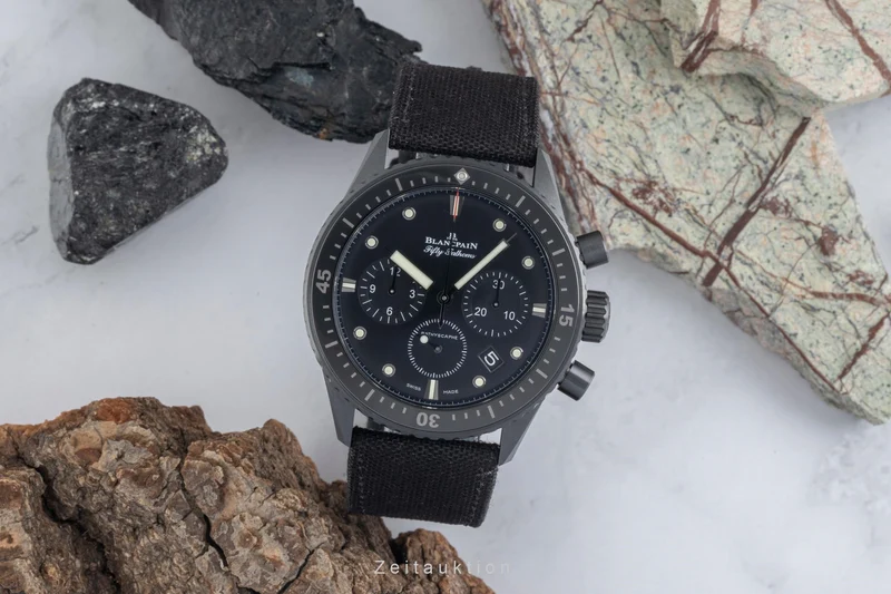Blancpain Fifty Fathoms chronograph ceramic automatic men's watch 5200-0130-B52A LP: 19750EUR [2604010]