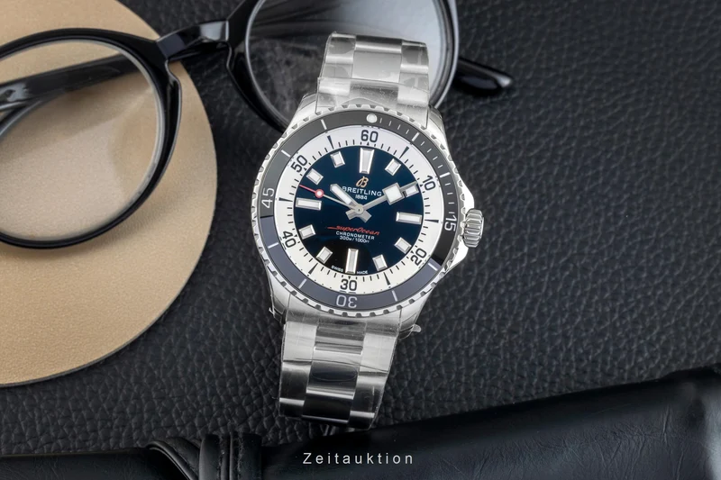 Breitling Superocean steel automatic men's watch A17375211B1A1 LP: 5750EUR [2604545]