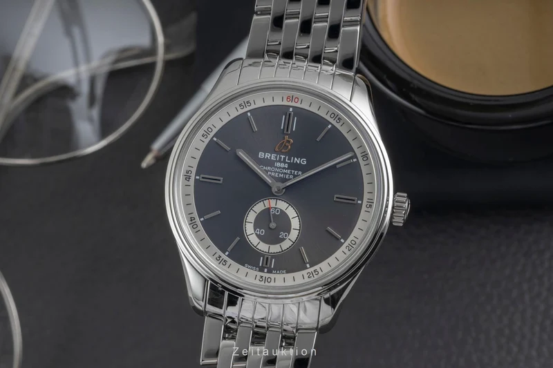Breitling Premier steel automatic men's watch A37340351B1A1 LP: 5500EUR [2604444]