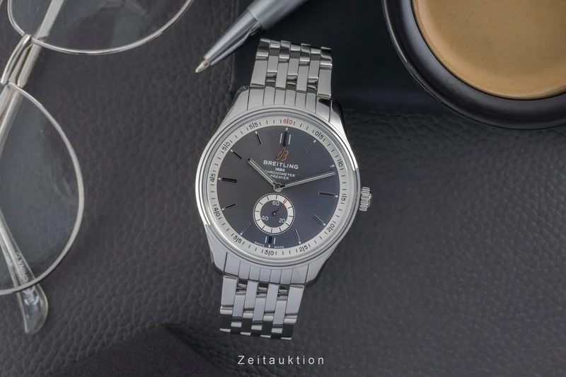 Breitling Premier steel automatic men's watch A37340351B1A1 LP: 5500EUR [2604444]