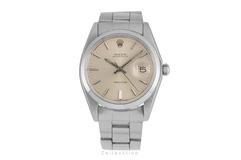 Rolex Precision steel manual winding men's watch 6694 Vintage [2604346]