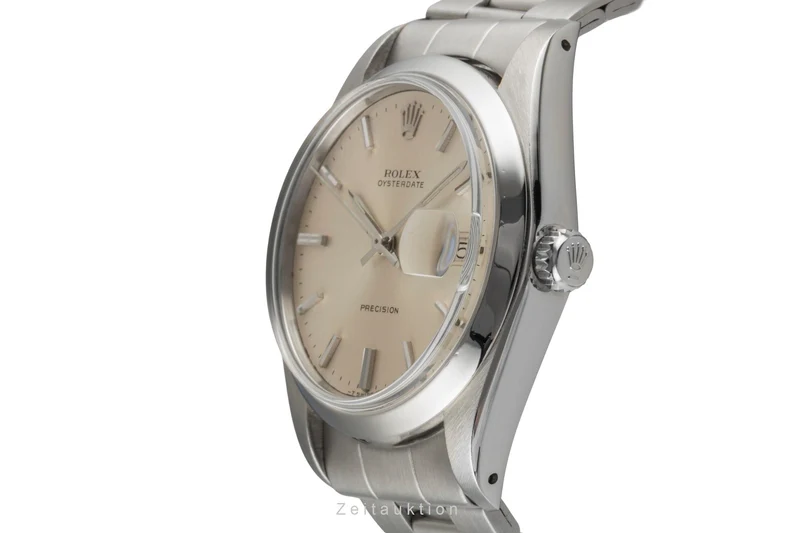 Rolex Precision steel manual winding men's watch 6694 Vintage [2604346]