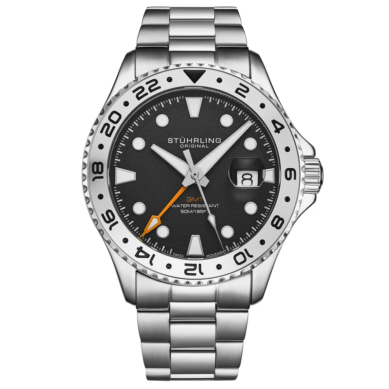 Stührling ST877 GMT Quartz 43mm Diver