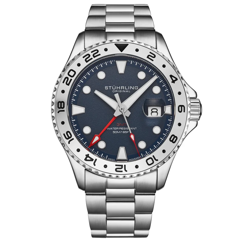 Stührling ST877 GMT Quartz 43mm Diver