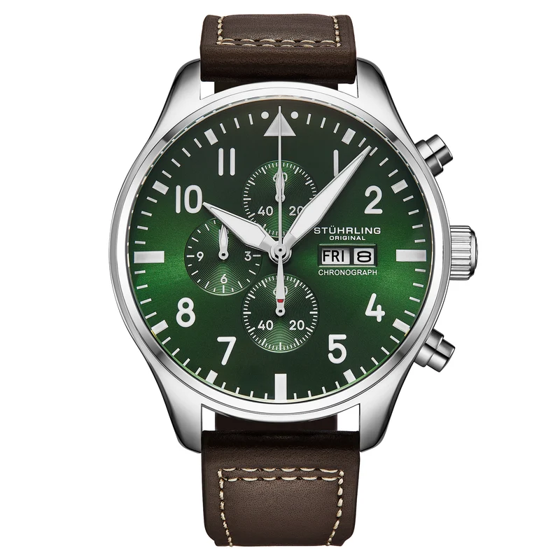 Stührling ST875 Quartz 43mm Chronograph