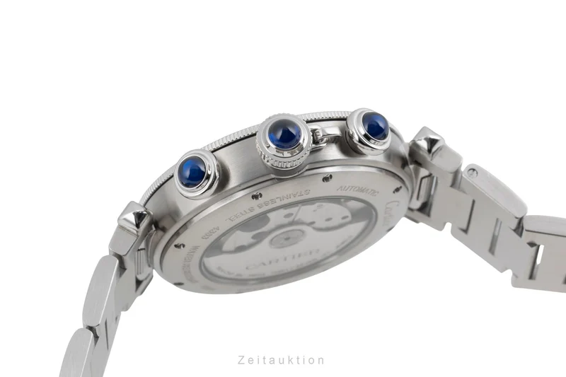Cartier Pasha chronograph steel automatic men's watch WSPA0027 [2604564]