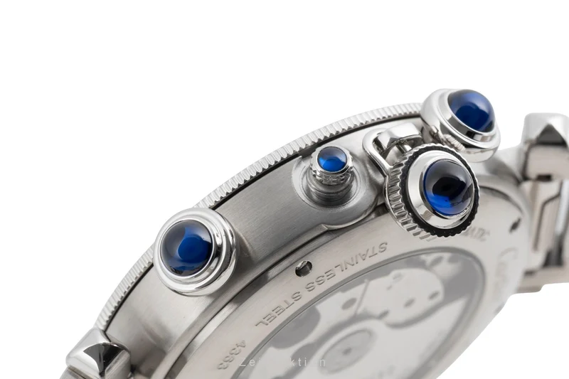 Cartier Pasha chronograph steel automatic men's watch WSPA0027 [2604564]