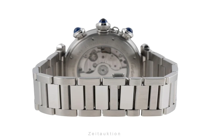 Cartier Pasha chronograph steel automatic men's watch WSPA0027 [2604564]