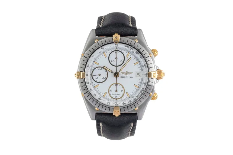 Breitling Chronomat chronograph gilt / steel automatic men's watch 81.950 [2604374]
