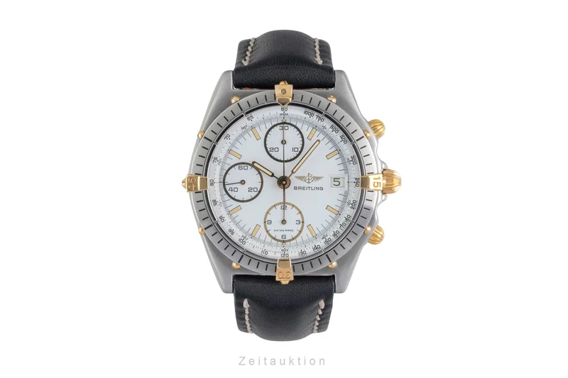 Breitling Chronomat chronograph gilt / steel automatic men's watch 81.950 [2604374]