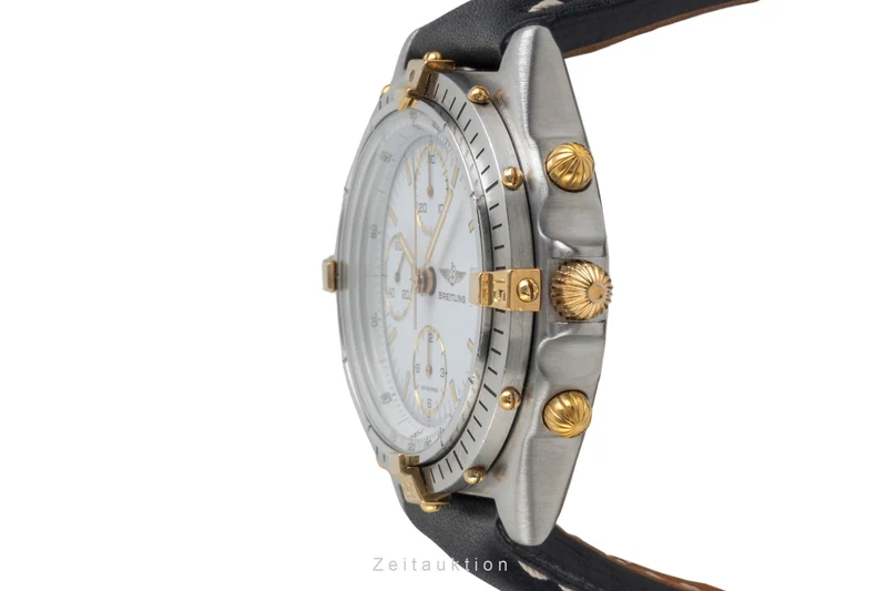 Breitling Chronomat chronograph gilt / steel automatic men's watch 81.950 [2604374]