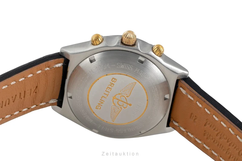 Breitling Chronomat chronograph gilt / steel automatic men's watch 81.950 [2604374]