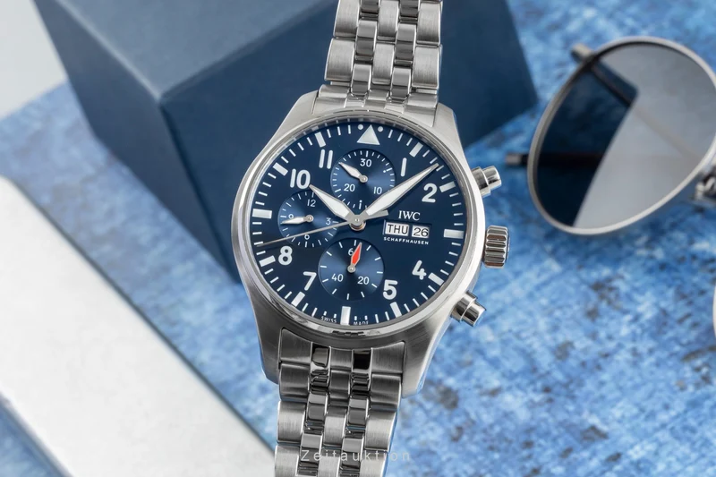 IWC Fliegerchronograph chronograph steel automatic men's watch IW378004 [2604519]