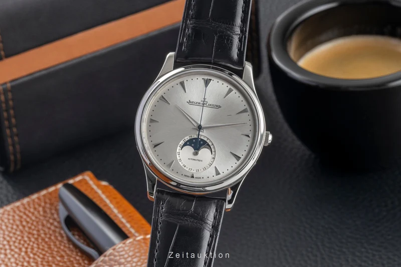 Jaeger LeCoultre Master Ultra Thin steel automatic men's watch Q1368420 176.8.64.S LP: 12200EUR [2604678]