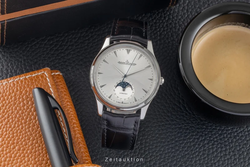 Jaeger LeCoultre Master Ultra Thin steel automatic men's watch Q1368420 176.8.64.S LP: 12200EUR [2604678]
