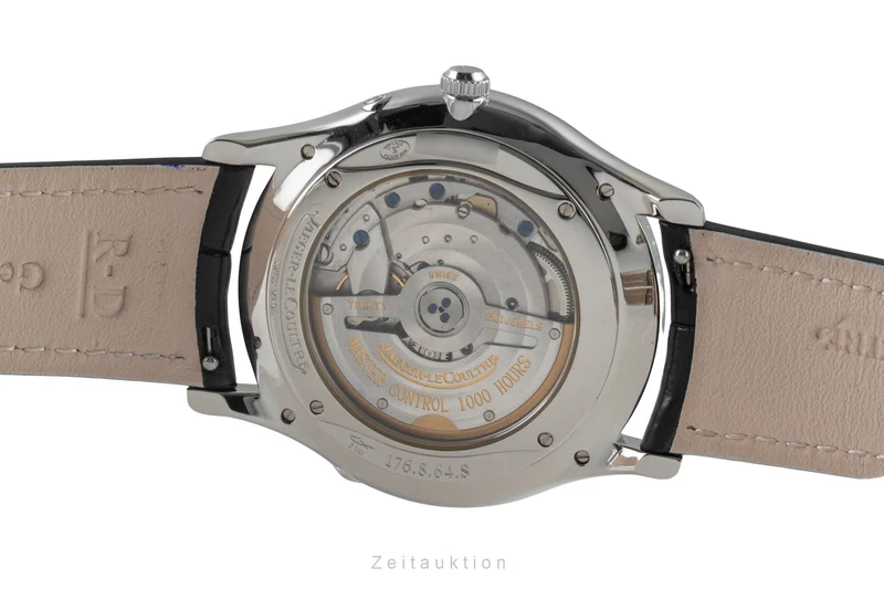 Jaeger LeCoultre Master Ultra Thin steel automatic men's watch Q1368420 176.8.64.S LP: 12200EUR [2604678]