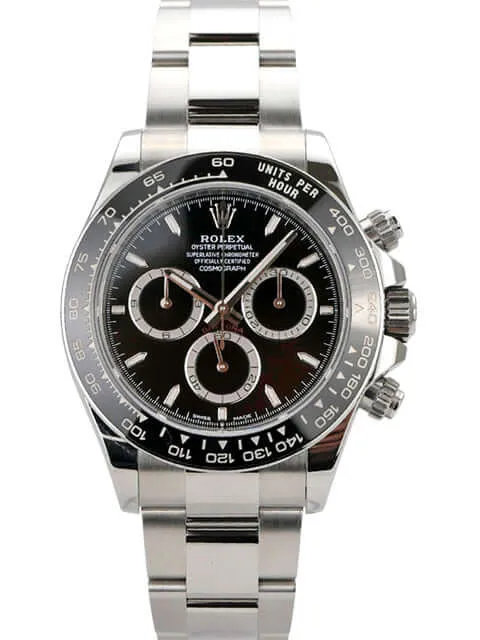 Rolex Daytona Edelstahl 126500LN Schwarz