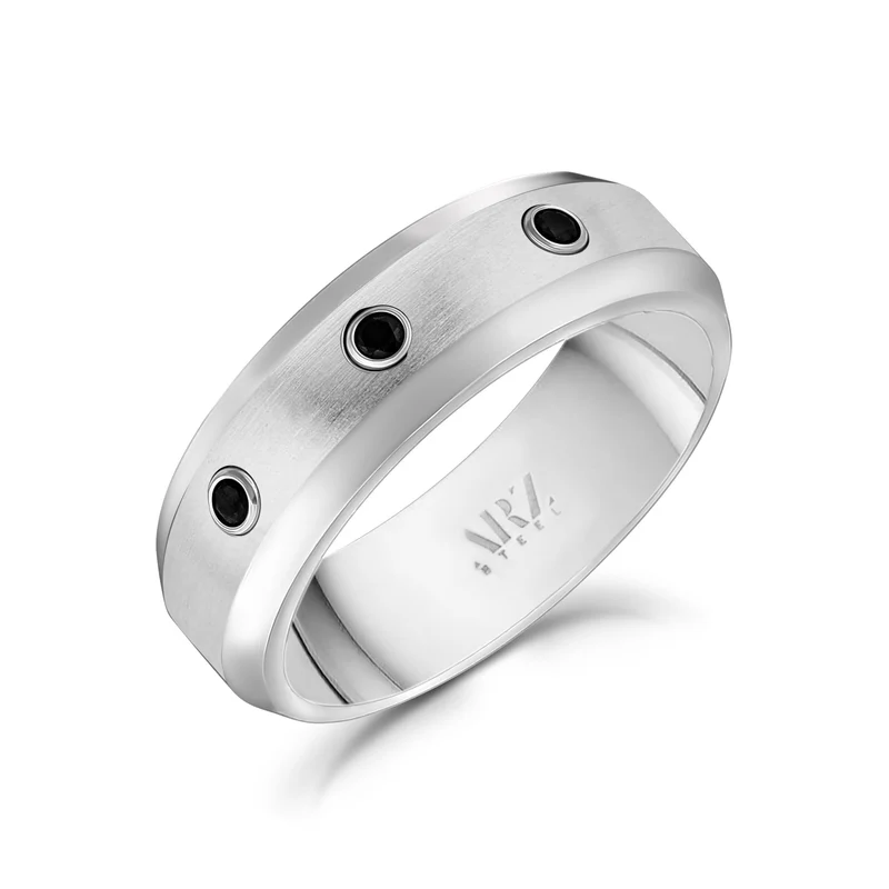 7mm Drei-Steine-Band