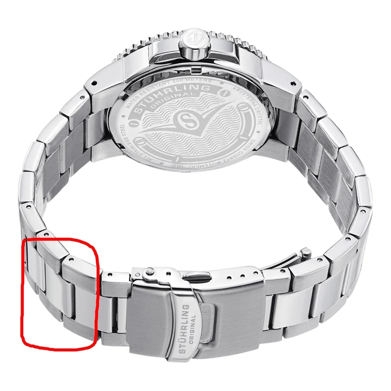 Set of 2 silver links for 749