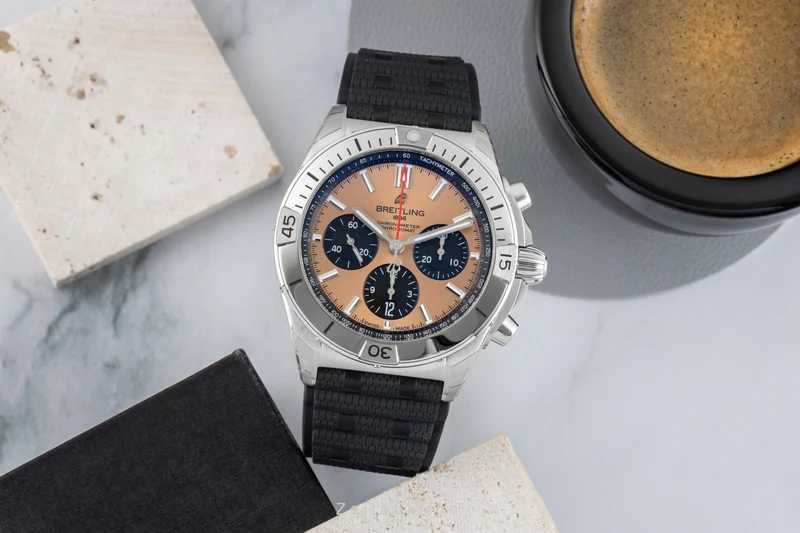Breitling Chronomat chronograph steel automatic men's watch AB0134101K1S1 LP: 9000EUR [2603656]