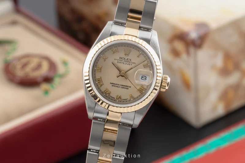 Rolex Lady Datejust steel / gold automatic women's watch 69173 Vintage [2604334]