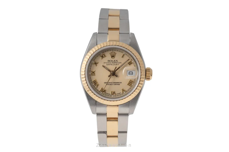 Rolex Lady Datejust steel / gold automatic women's watch 69173 Vintage [2604334]
