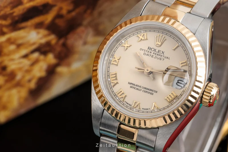 Rolex Lady Datejust steel / gold automatic women's watch 69173 Vintage [2604334]