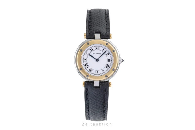 Cartier Santos Ronde steel / gold quartz women's watch 8191 [2604416]