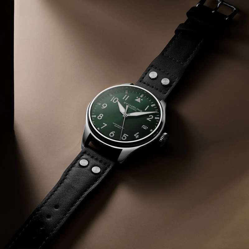 Stührling Airman 4078 Quartz Men’s 43mm Pilot Watch