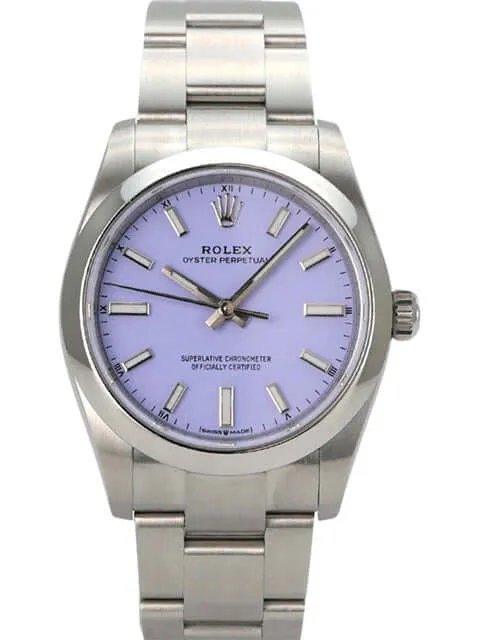 Rolex Oyster Perpetual 34 mm 124200 Lavender