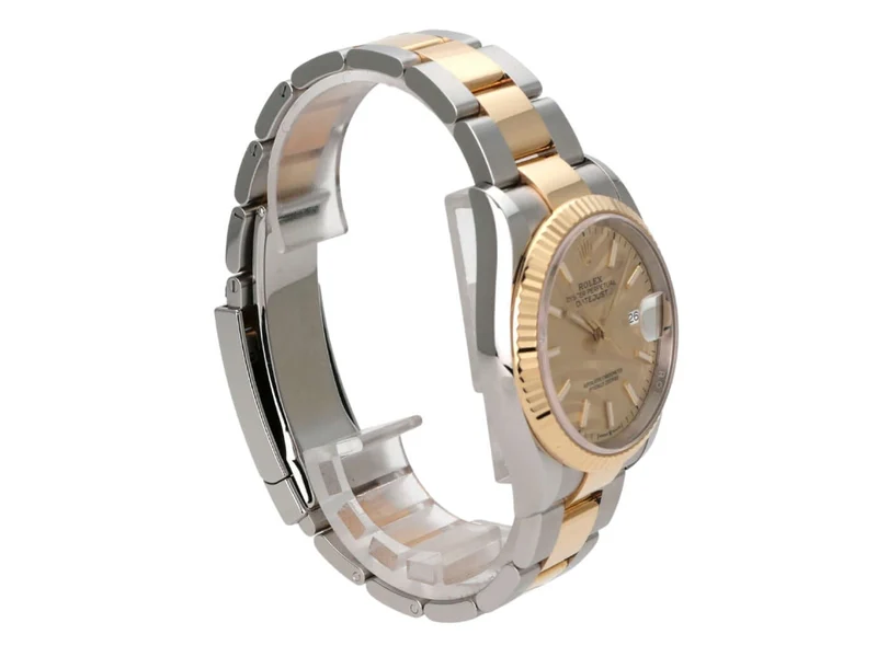 Rolex Datejust 36 Oystersteel Gelbgold 126233 Golden Palmenmuster