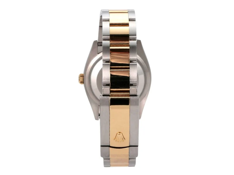 Rolex Datejust 36 Oystersteel Gelbgold 126233 Golden Palmenmuster