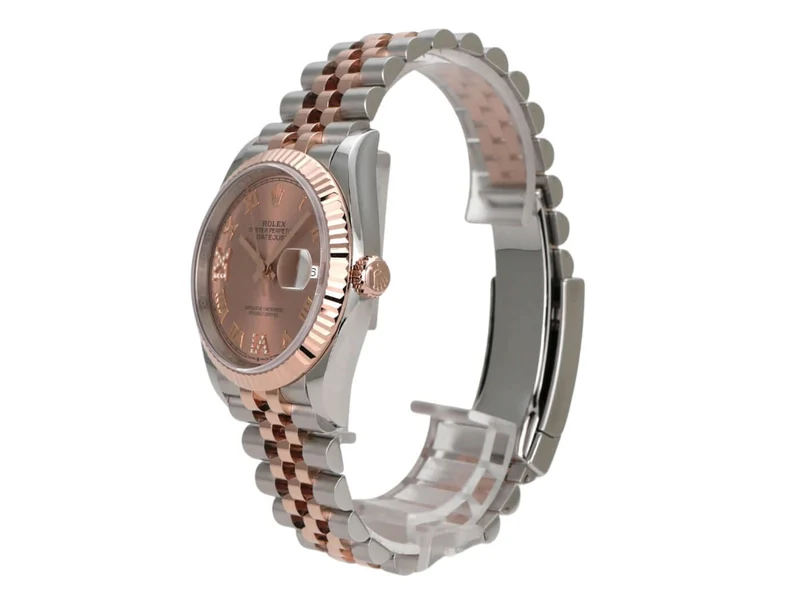 Rolex Datejust 36 126231 Pink Römisch Diamant Jubile-Band