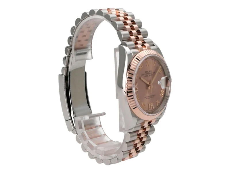 Rolex Datejust 36 126231 Pink Römisch Diamant Jubile-Band