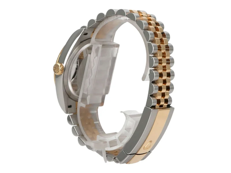 Rolex Datejust 36 Oystersteel Gelbgold 126233 Weiß Römisch Jubile-Band
