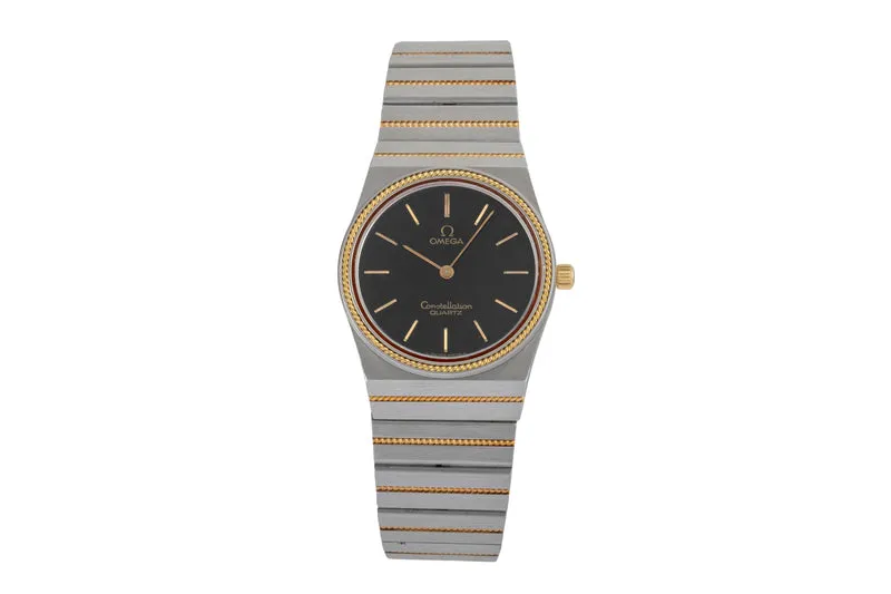 Omega Constellation steel / gold quartz men's watch 195.0007 , 395.0803 Vintage [2604071]