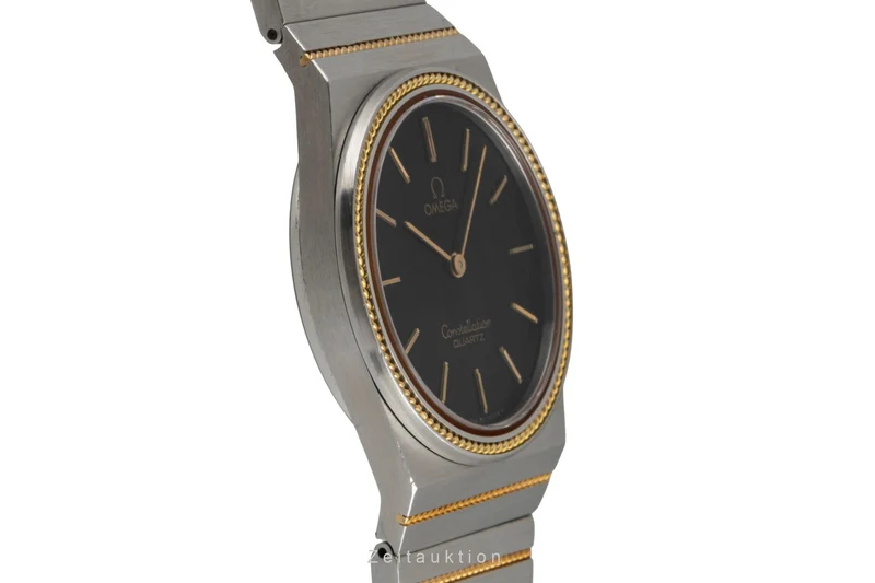 Omega Constellation steel / gold quartz men's watch 195.0007 , 395.0803 Vintage [2604071]