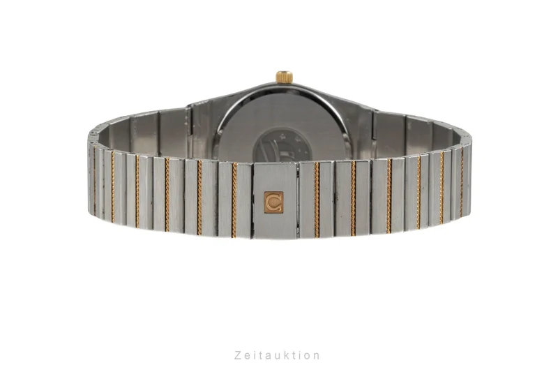 Omega Constellation steel / gold quartz men's watch 195.0007 , 395.0803 Vintage [2604071]