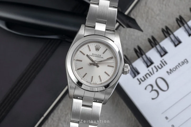 Rolex Oyster Perpetual steel automatic women's watch 76080 [2604468]