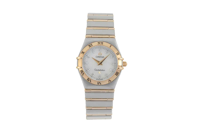 Omega Constellation steel / gold quartz women's watch 1272.75.00 [2603779]