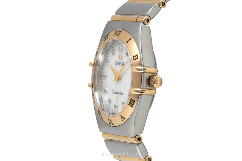 Omega Constellation steel / gold quartz women's watch 1272.75.00 [2603779]