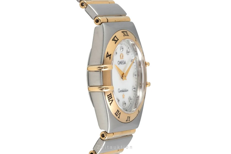 Omega Constellation steel / gold quartz women's watch 1272.75.00 [2603779]