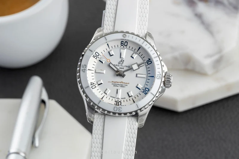 Breitling Superocean steel automatic women's watch A17377211A1S1 LP: 5450EUR [2604543]