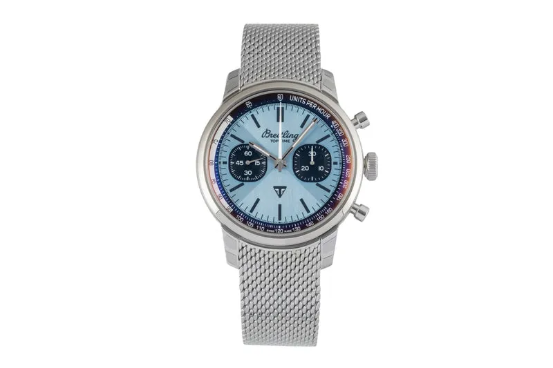 Breitling Top Time chronograph steel automatic men's watch AB01764A1C1A1 LP: 7800EUR [2604553]