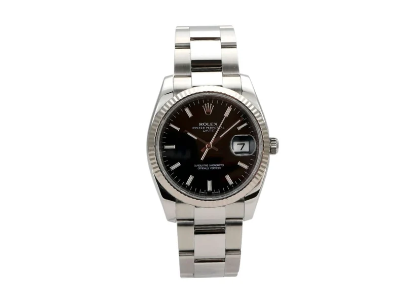 Rolex Oyster Perpetual Date 34 115234 Schwarz
