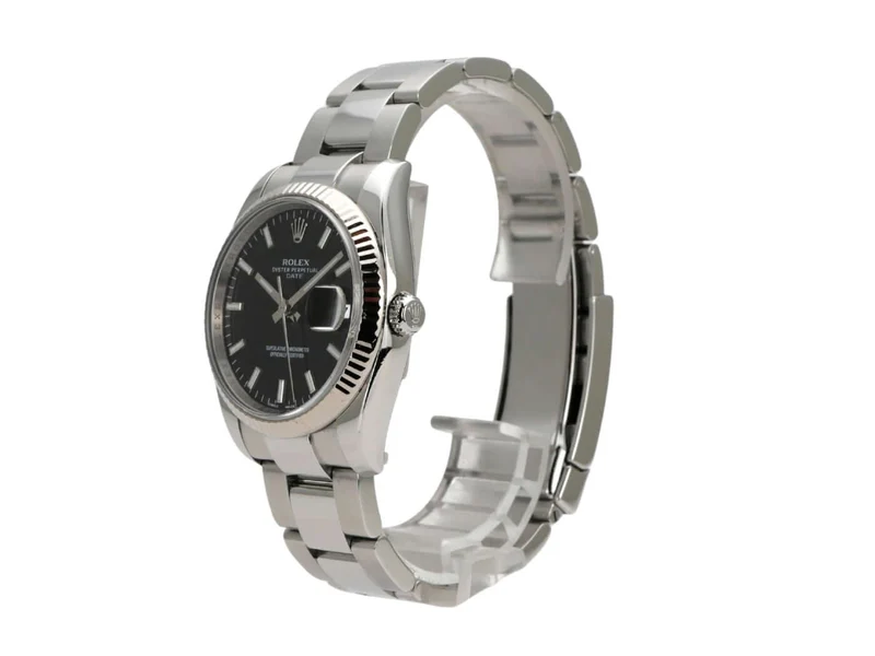 Rolex Oyster Perpetual Date 34 115234 Schwarz