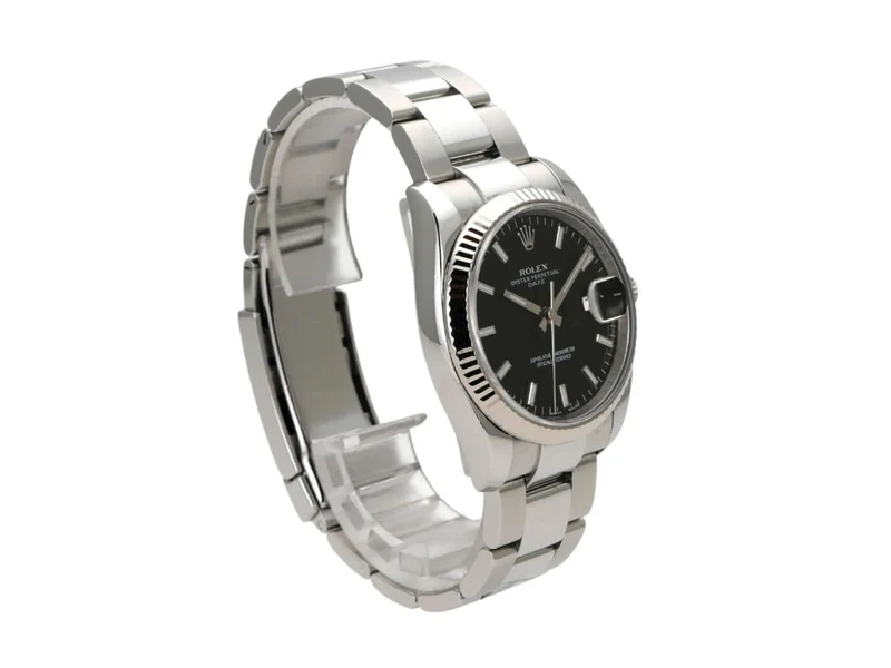 Rolex Oyster Perpetual Date 34 115234 Schwarz