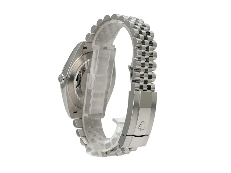 Rolex Datejust 41 Edelstahl 126300 Rhodium Römisch Jubile-Band