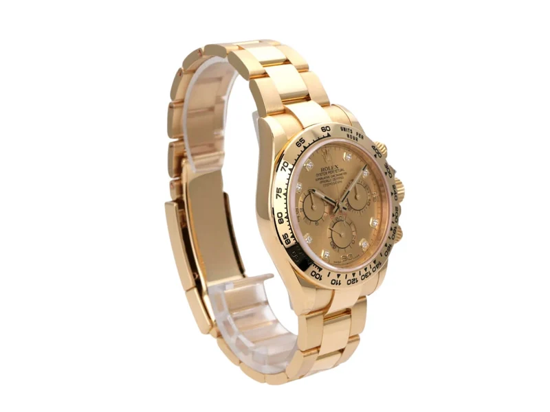 Rolex Cosmograph Daytona Gelbgold 116508 Champagner Diamant
