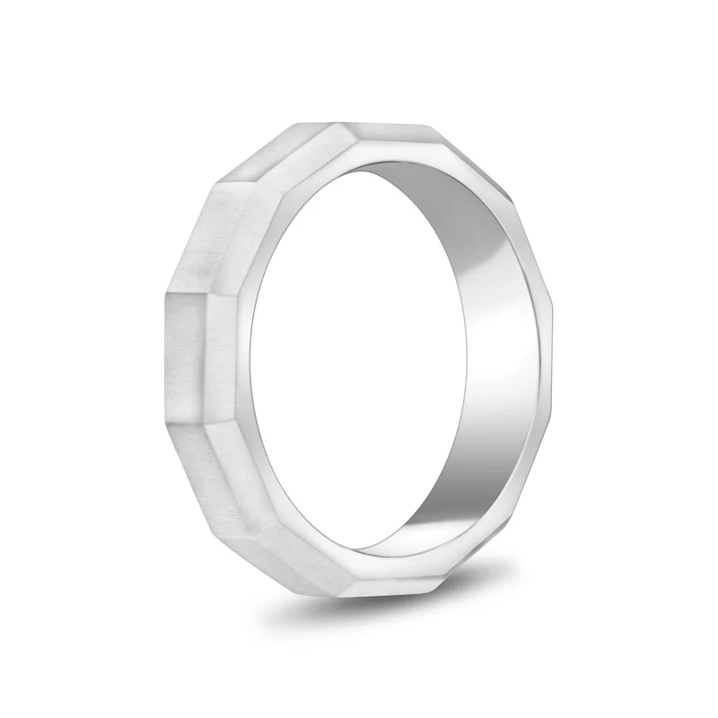 5 mm mattiertes facettiertes Band